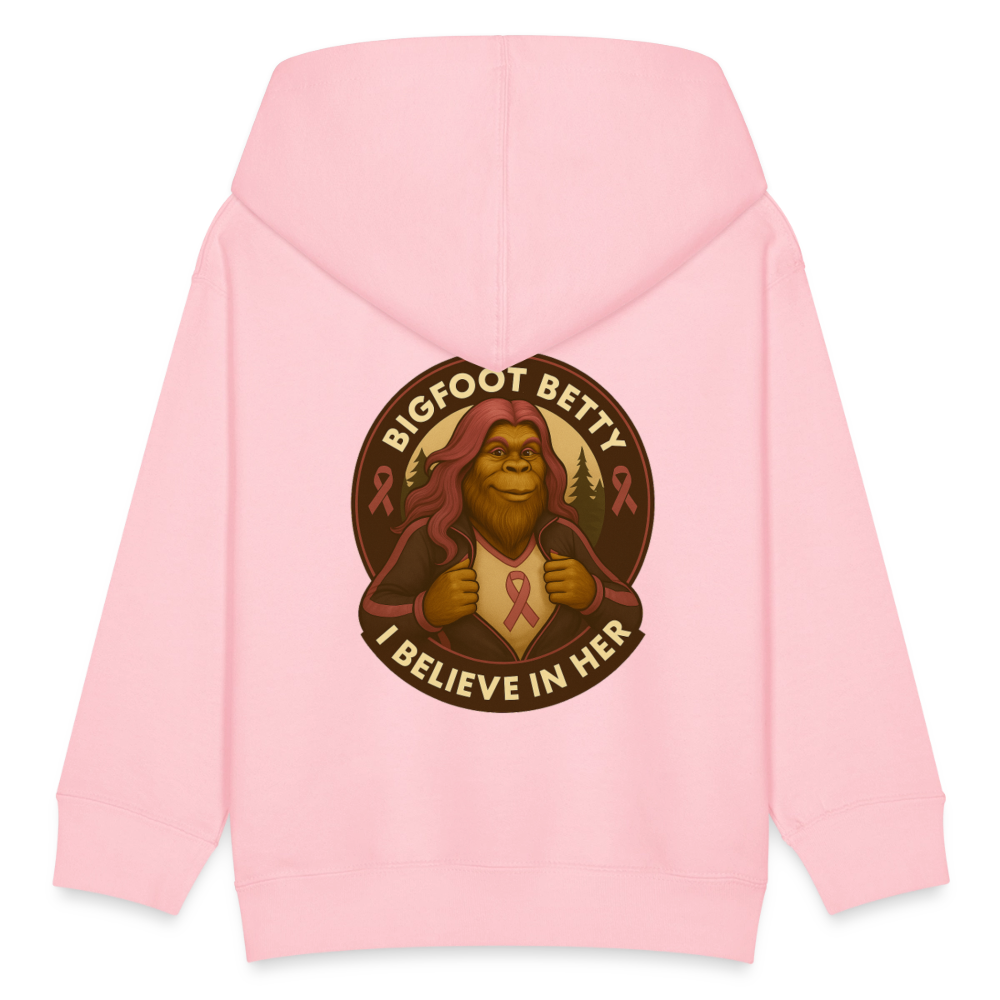Kids' Hoodie - I Believe In Her (F/B) (RETRO) - pink