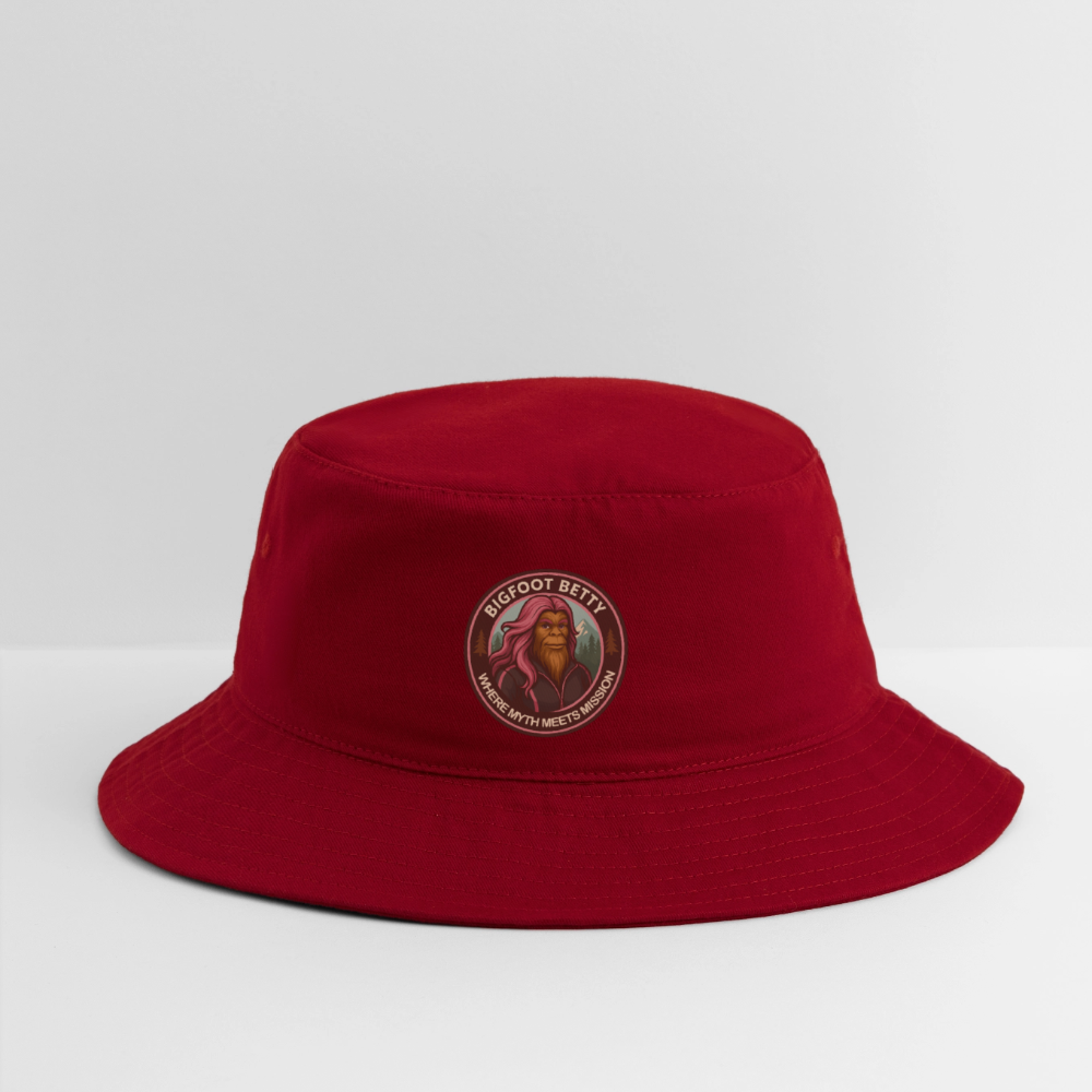 Bucket Hat - Where Myth Meets Mission (RETRO) - red