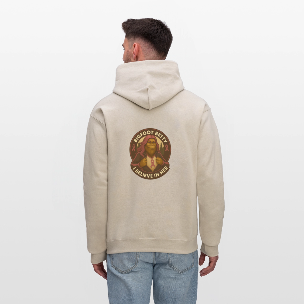 Men's Hoodie - I Believe In Her (RETRO) - Sand