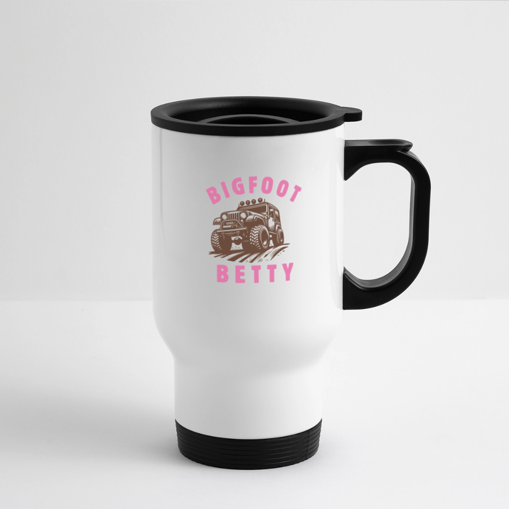 Travel Mug - BFB Jeep - white