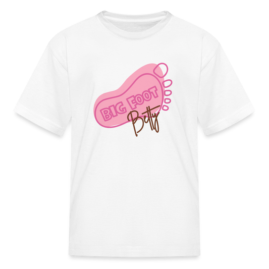 Kids' T-Shirt - BFB FootPrint - white