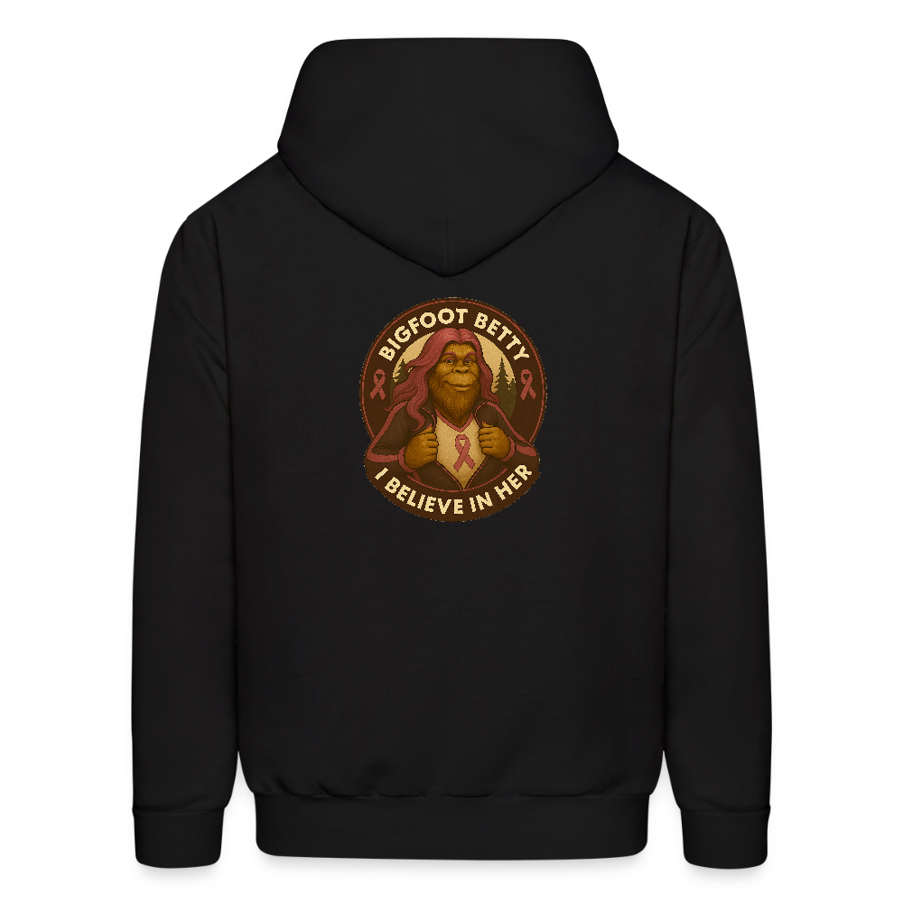 Men's Hoodie - I Believe In Her (RETRO) - black