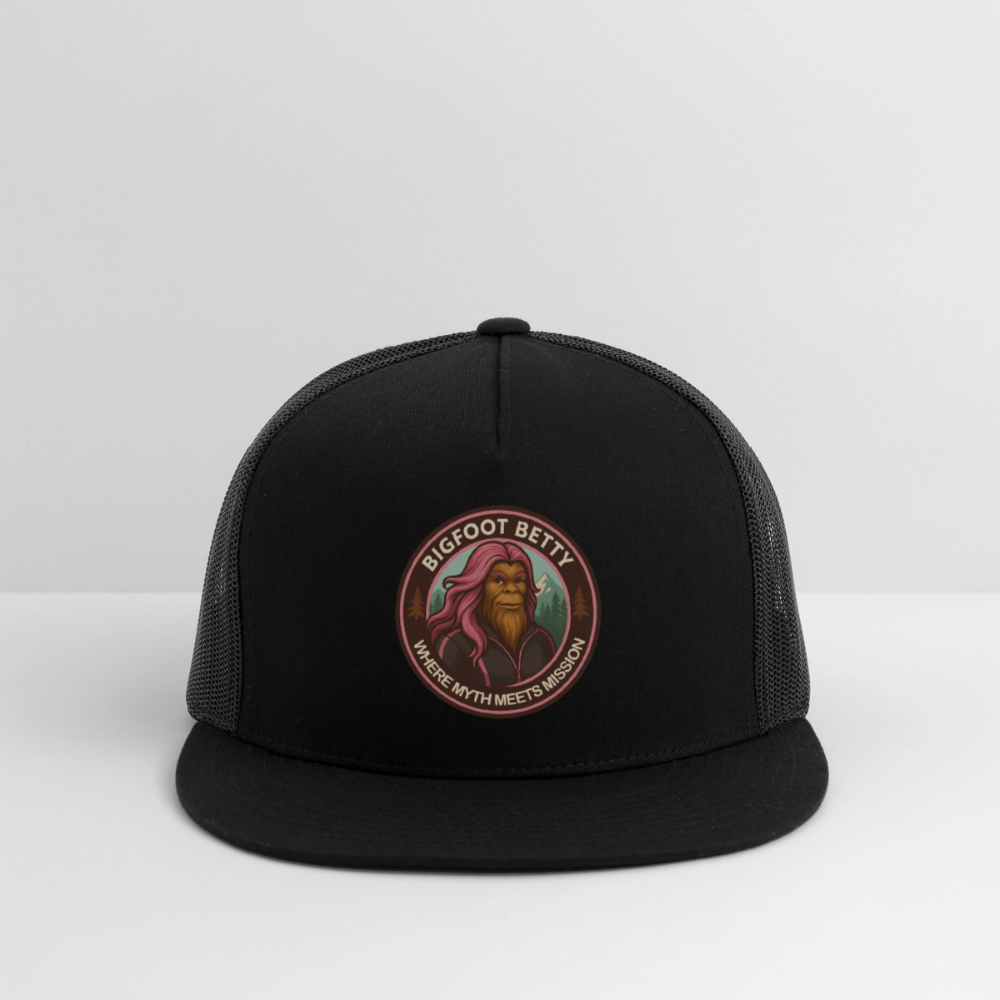 Trucker Hat - Where Myth Meets Mission (RETRO) - black/black