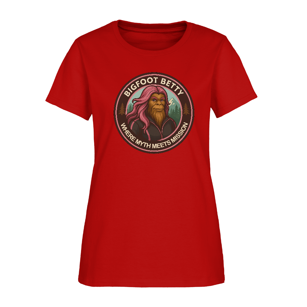 Women's T-Shirt - Where Myth Meets Mission (RETRO) - red