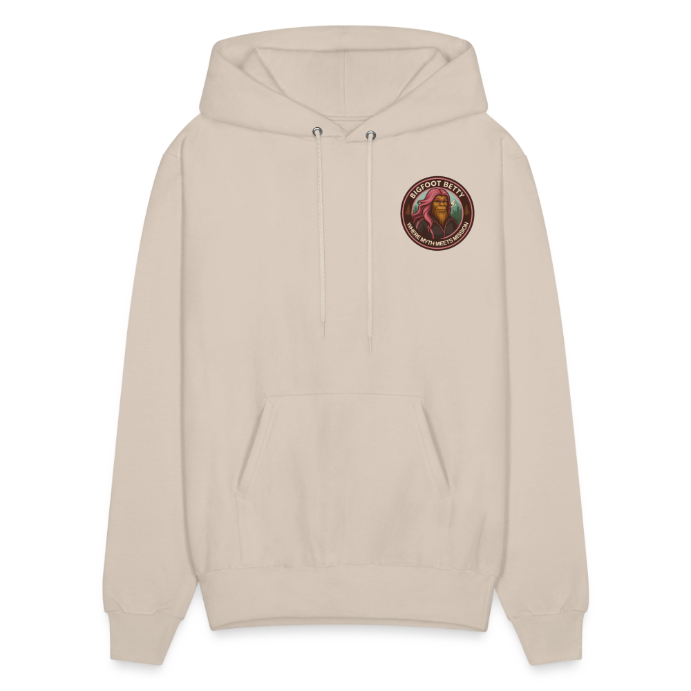 Men's Hoodie - Where Myth Meets Mission (F/B) (RETRO) - Sand