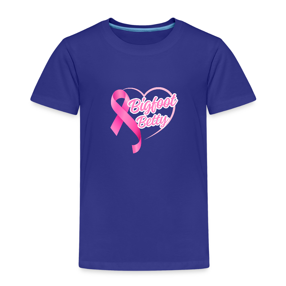 Toddler Premium T-Shirt - BFB Pink Ribbon - royal blue