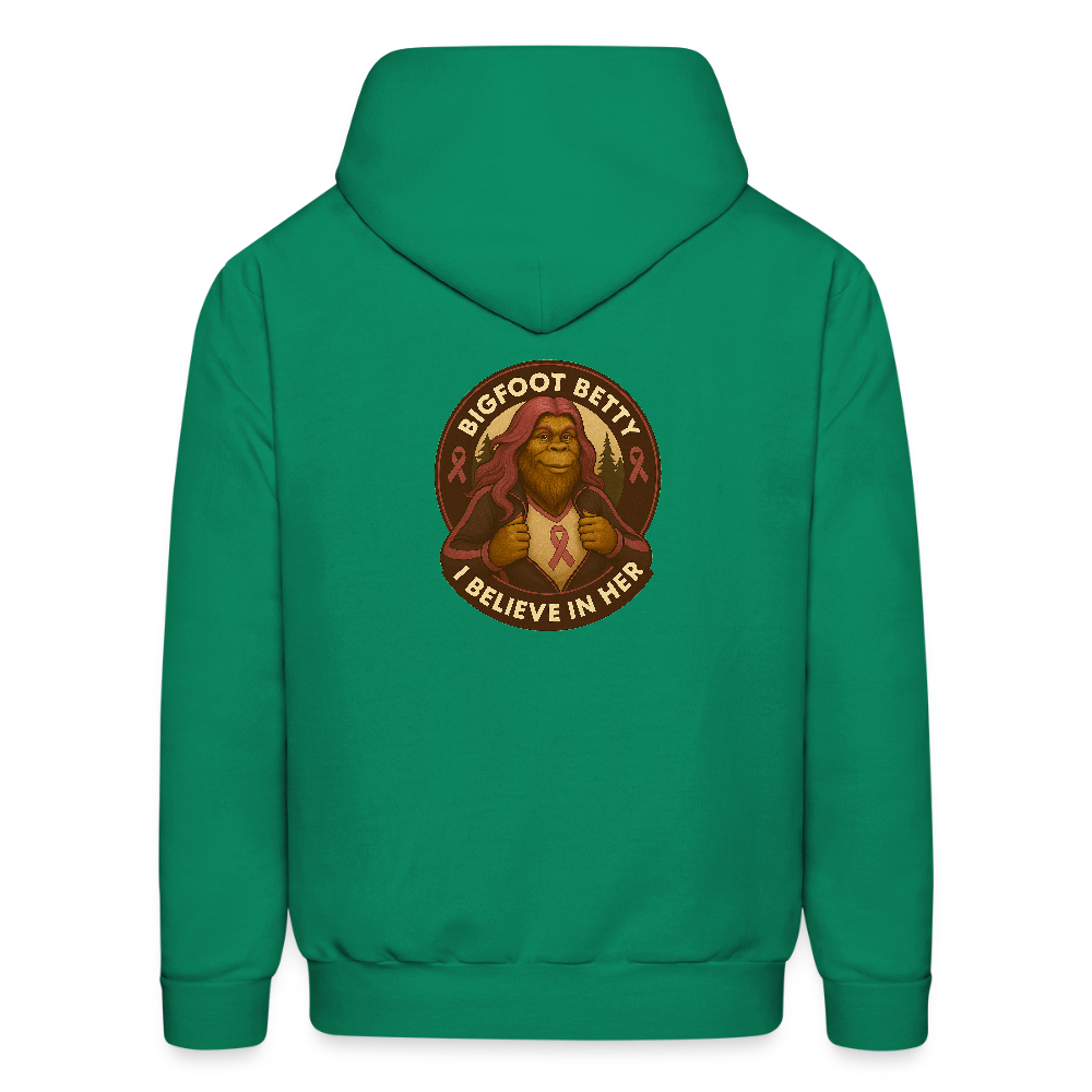 Men's Hoodie - I Believe In Her (RETRO) - kelly green