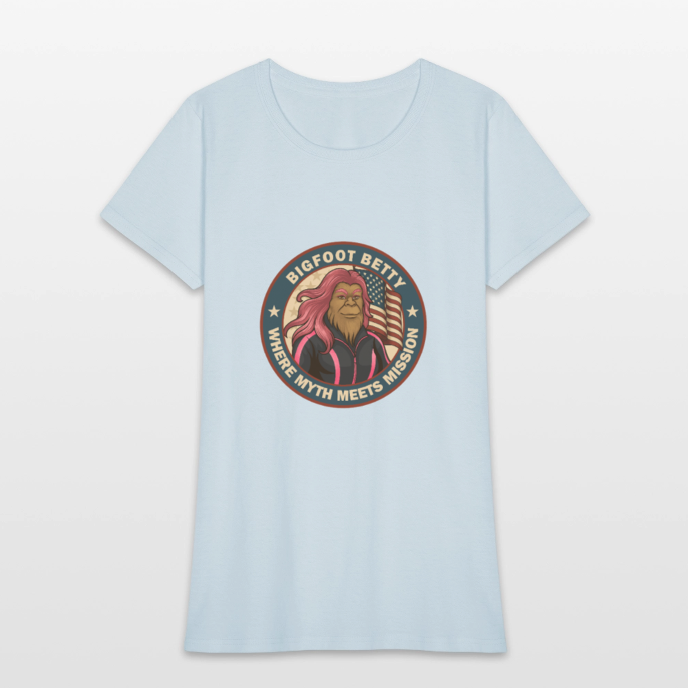 BFB July 4 - Badge Women's T-Shirt - light blue