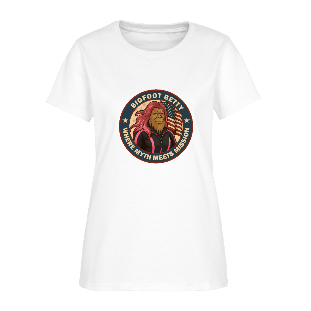 BFB July 4 - Badge Women's T-Shirt - white