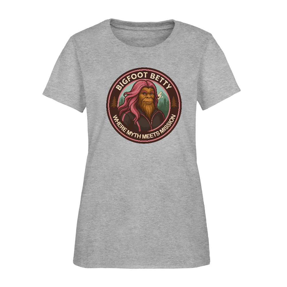 Women's T-Shirt - Where Myth Meets Mission (RETRO) - heather gray