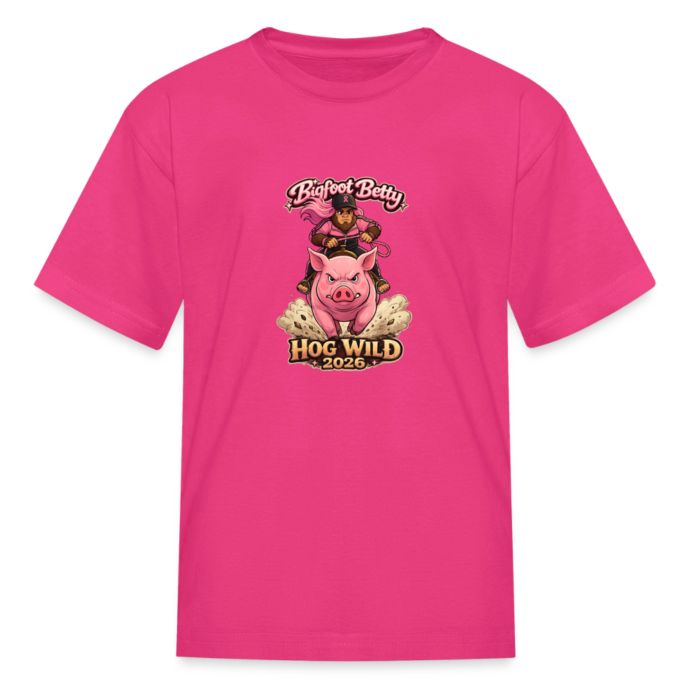 Kids' T-Shirt - BFB Hog Wild - HOG - fuchsia