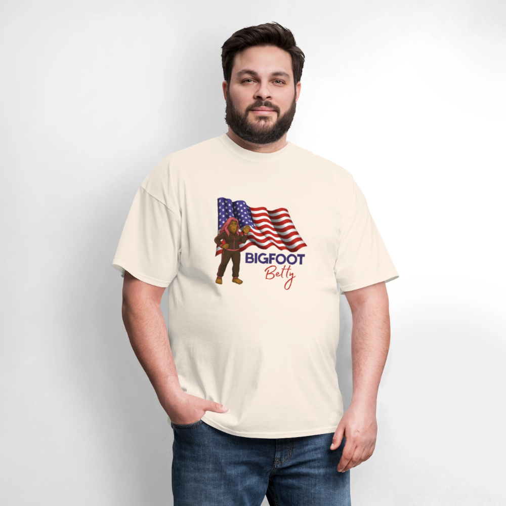 BFB July 4 -Waving Flag Unisex Classic T-Shirt - natural