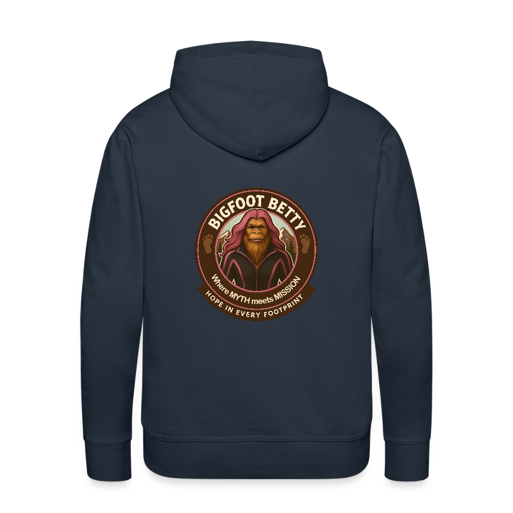 Men’s Premium Hoodie - I Believe In Her (F/B) (RETRO) - navy