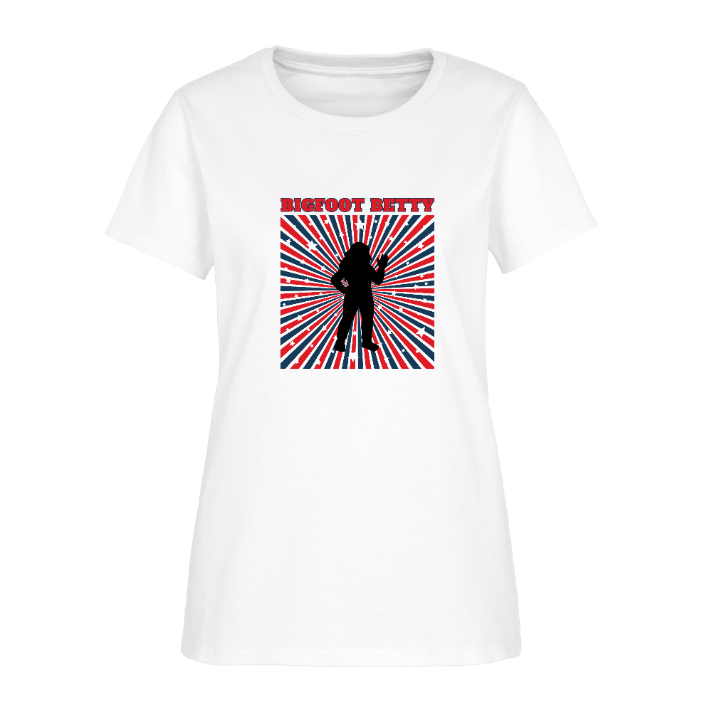 BFB July 4 - Starburst Women's T-Shirt - white
