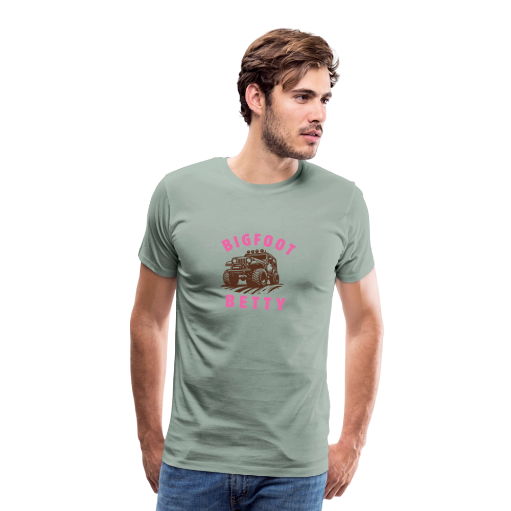 Men's Premium T-Shirt - BFB Jeep - steel green