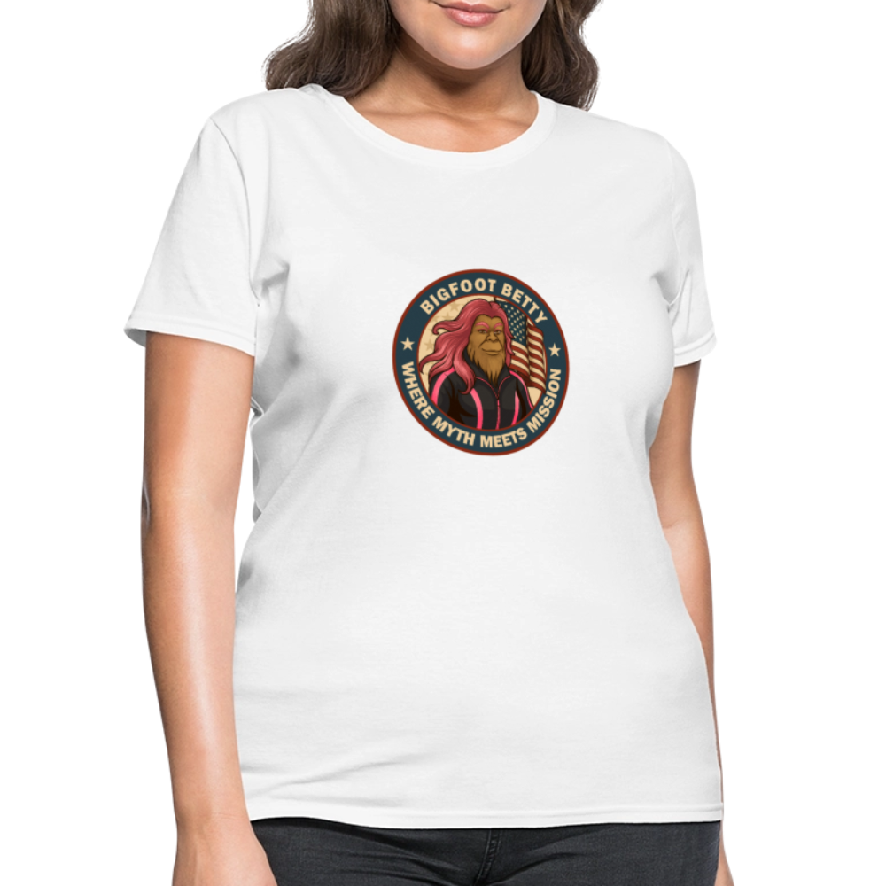 BFB July 4 - Badge Women's T-Shirt - white