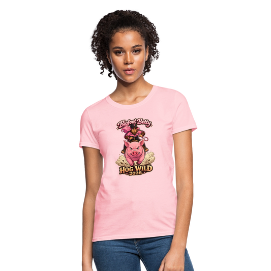 Women's T-Shirt - BFB Hog Wild - HOG - pink