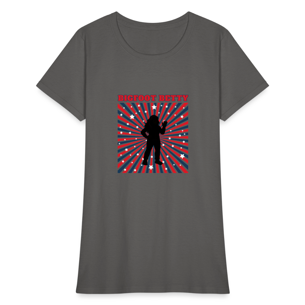 BFB July 4 - Starburst Women's T-Shirt - charcoal