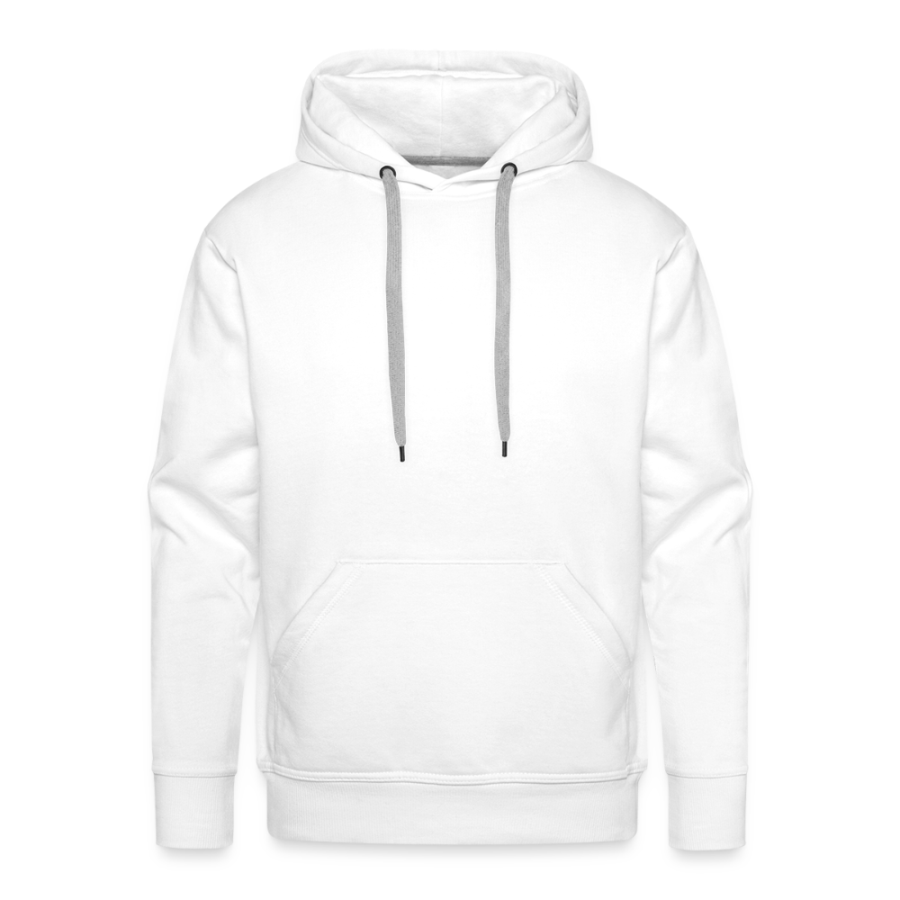 Men’s Premium Hoodie - Where Myth Meets Mission (RETRO) - white