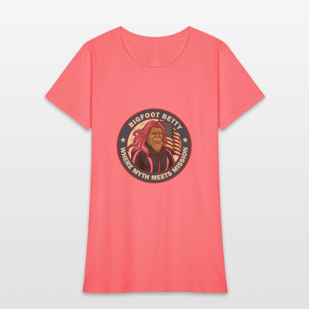 BFB July 4 - Badge Women's T-Shirt - coral