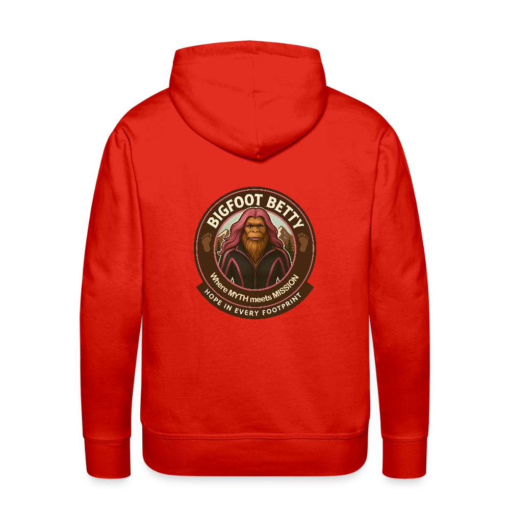 Men’s Premium Hoodie - I Believe In Her (F/B) (RETRO) - red