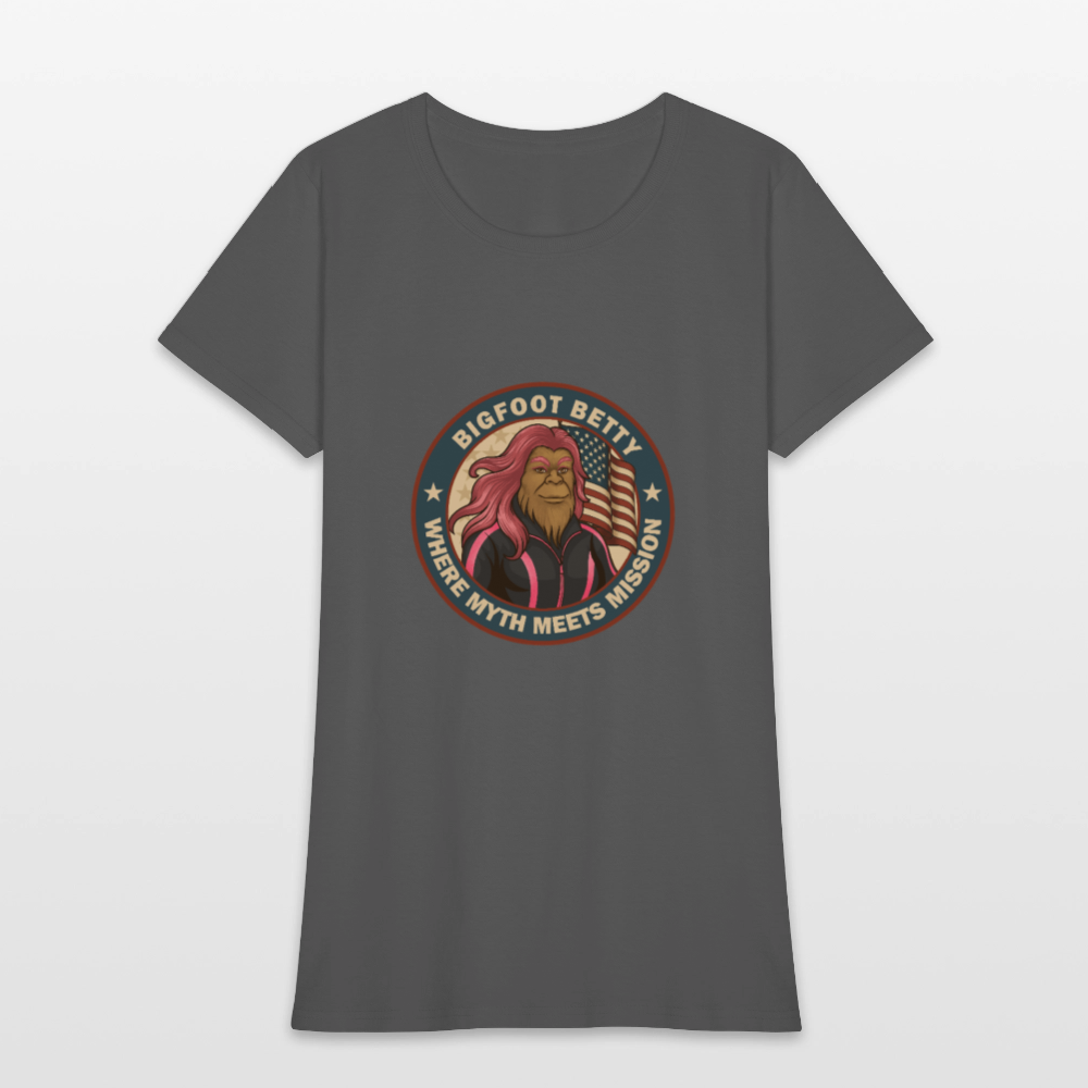 BFB July 4 - Badge Women's T-Shirt - charcoal