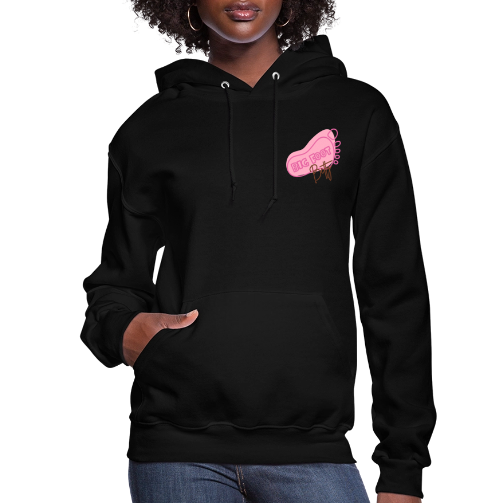 Women's Hoodie - BIGFOOT BETTY - JEEP - PINK RIBBON - black