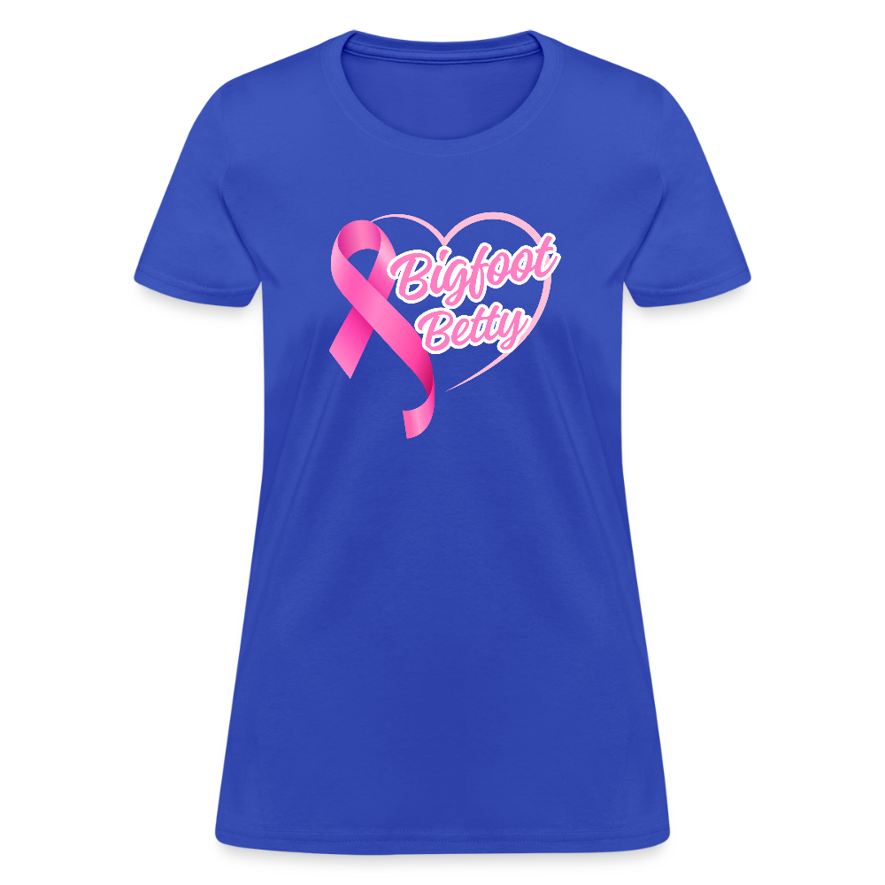 Women's T-Shirt - BFB Pink Ribbon - royal blue