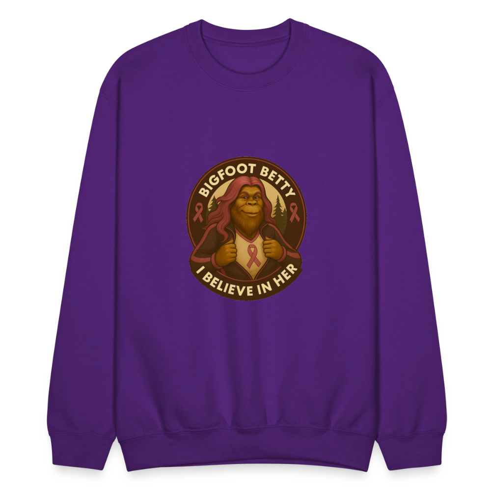 Crewneck Sweatshirt - Where Myth Meets Mission (RETRO) - purple