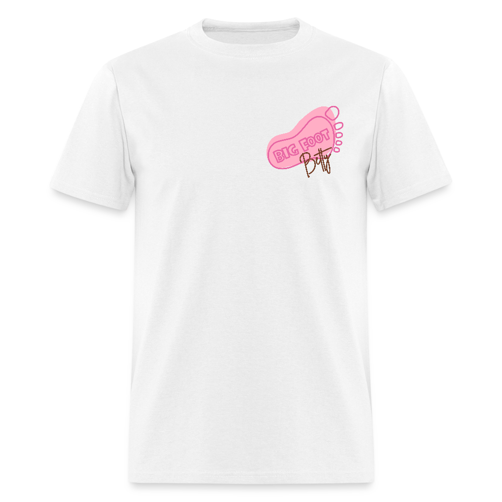 Unisex Classic T-Shirt - BFB FootPrint - white