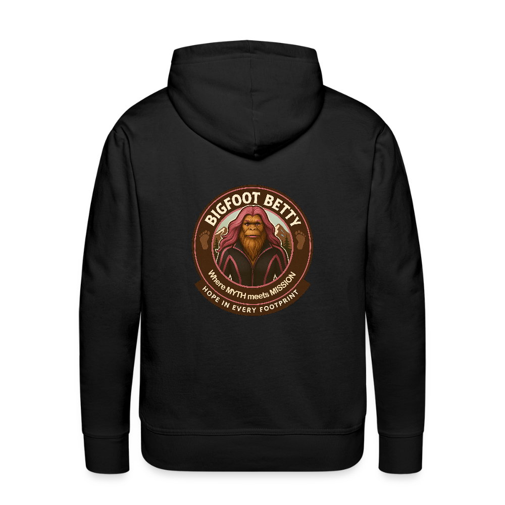Men’s Premium Hoodie - I Believe In Her (F/B) (RETRO) - black