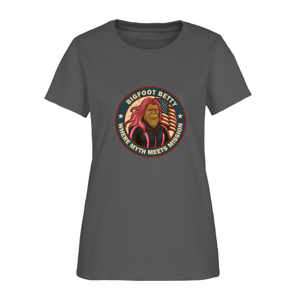 BFB July 4 - Badge Women's T-Shirt - charcoal