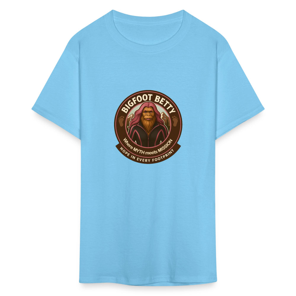 Unisex Classic T-Shirt - Hope in Every Footprint (RETRO) - aquatic blue