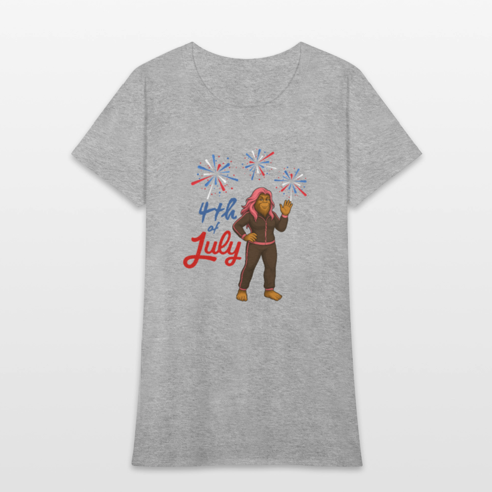 BFB July 4 - Fireworks Women's T-Shirt - heather gray