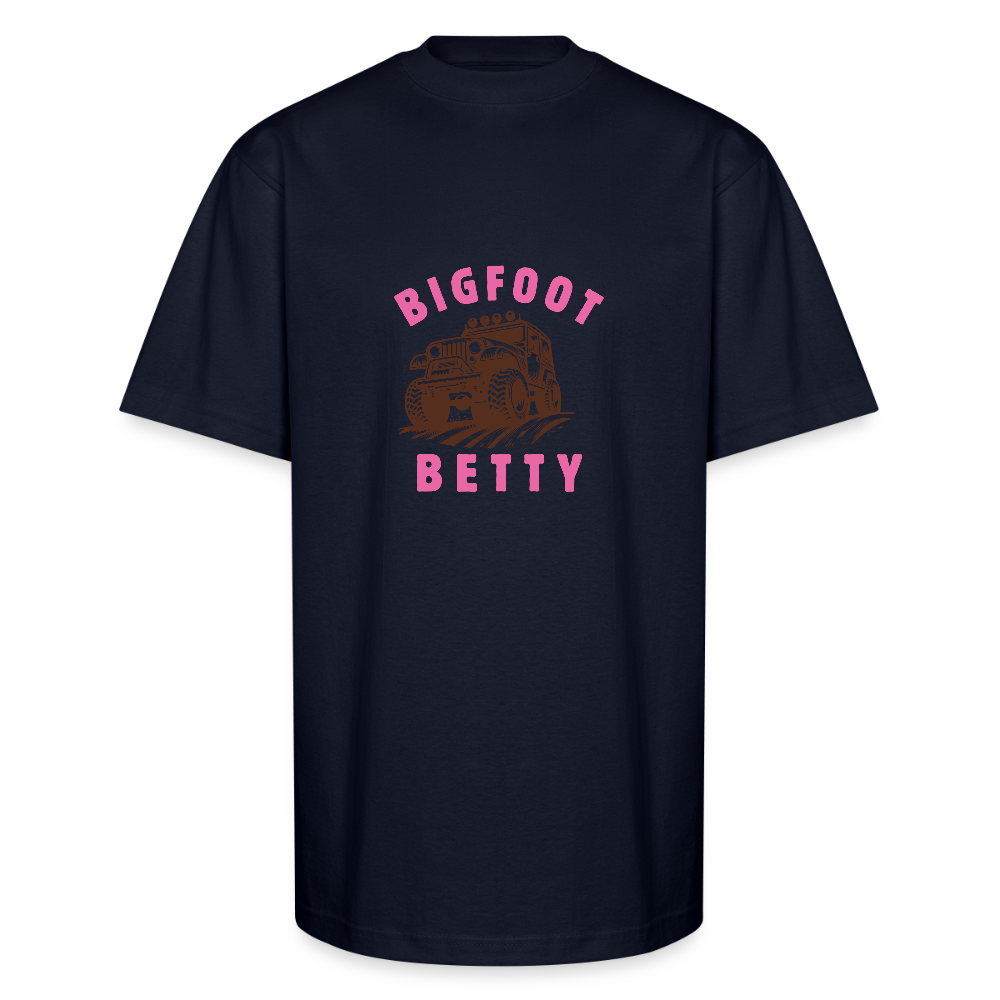 Unisex Oversized Heavyweight T-Shirt - BFB Jeep - navy