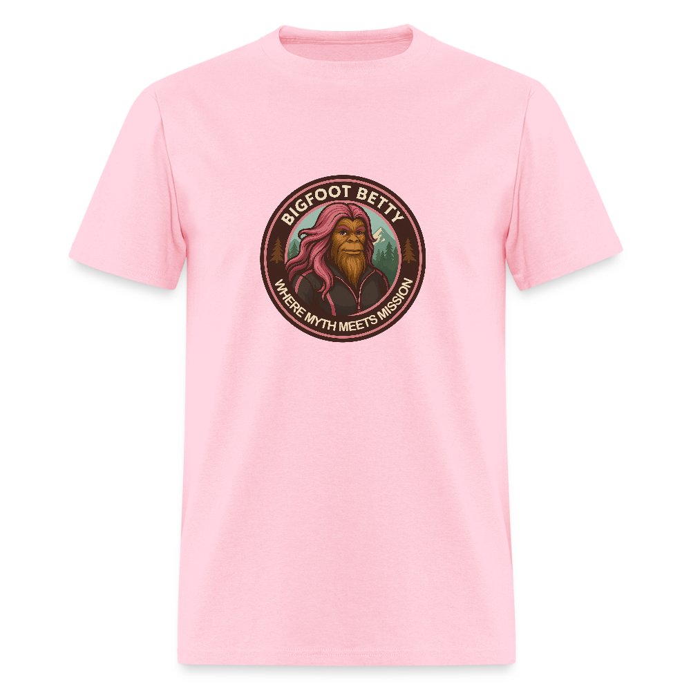 Unisex Classic T-Shirt - Where Myth Meets Mission (RETRO) - pink