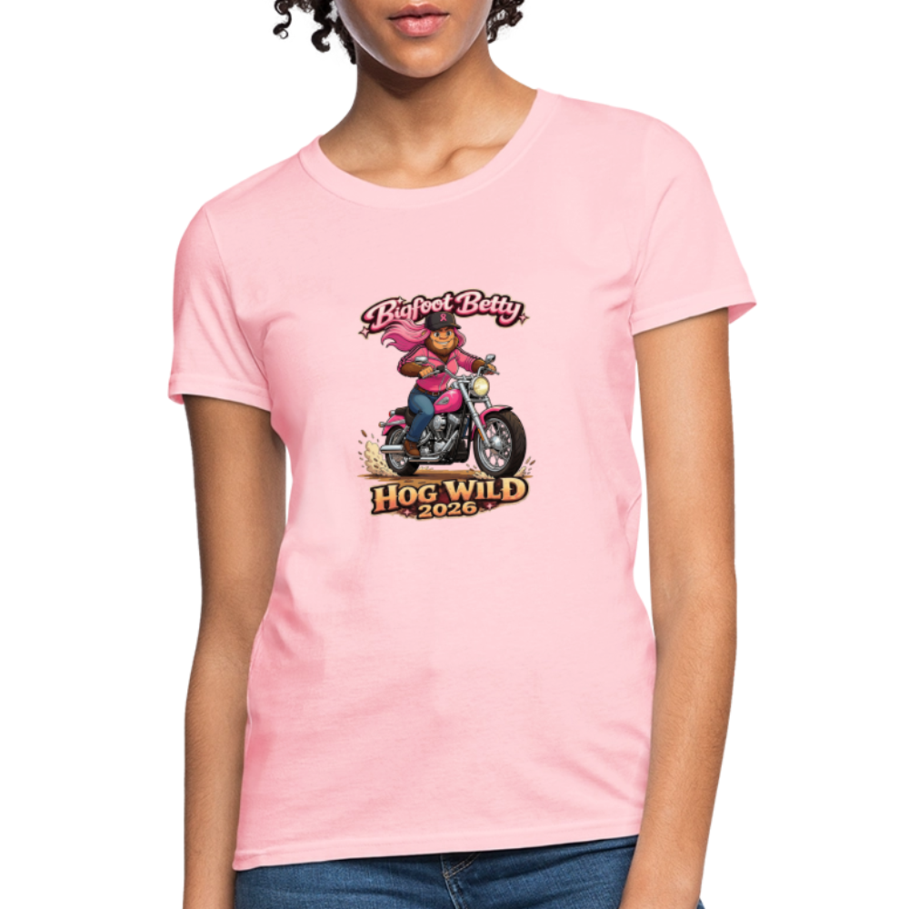 Women's T-Shirt - BFB Hog Wild - MOTORCYCLE - pink