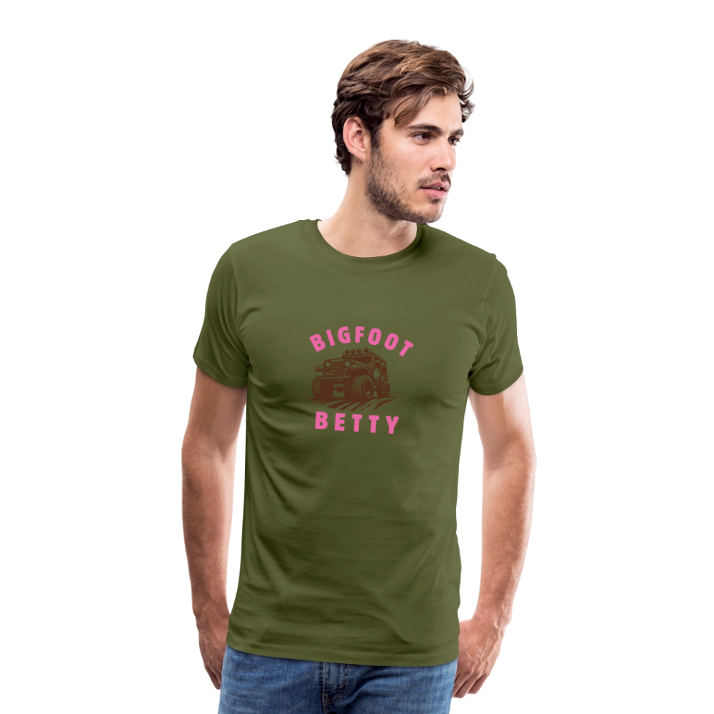 Men's Premium T-Shirt - BFB Jeep - olive green