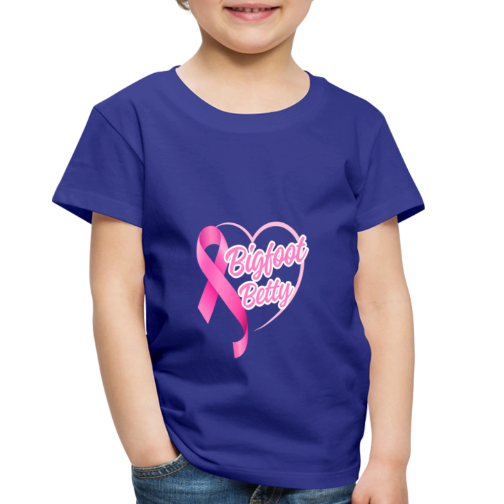Toddler Premium T-Shirt - BFB Pink Ribbon - royal blue