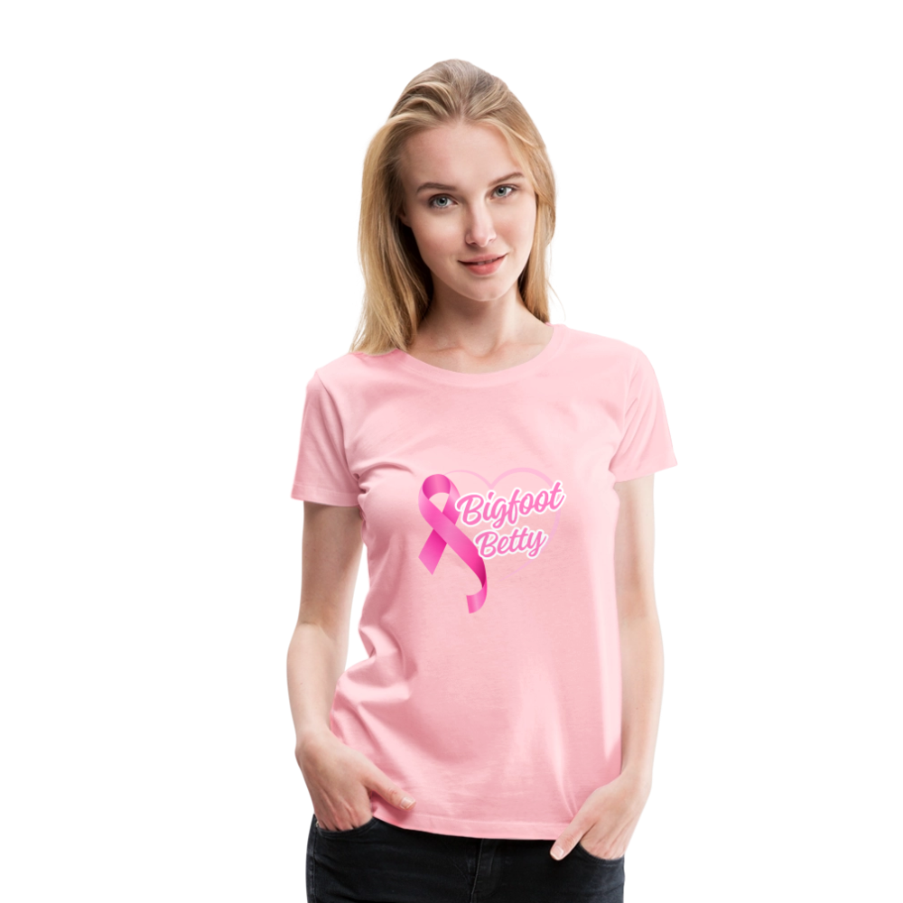 Women’s Premium T-Shirt - BFB Pink Ribbon - pink