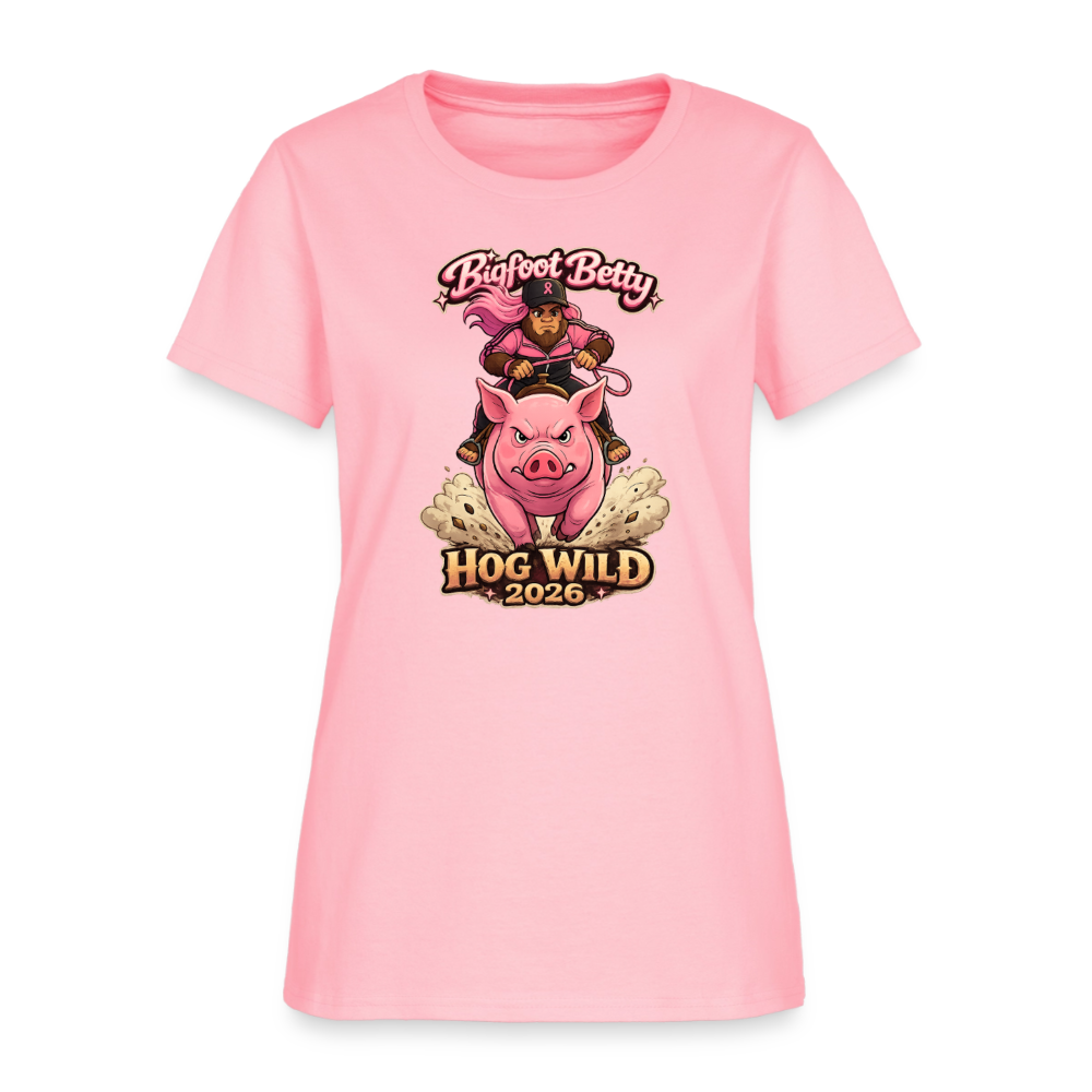 Women's T-Shirt - BFB Hog Wild - HOG - pink