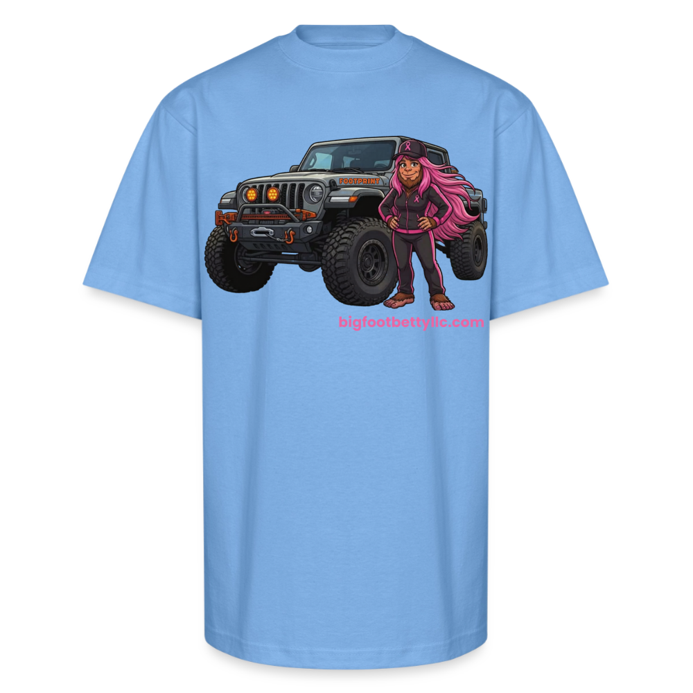 Unisex Oversized Heavyweight T-Shirt - BFB Gladiator - sky blue
