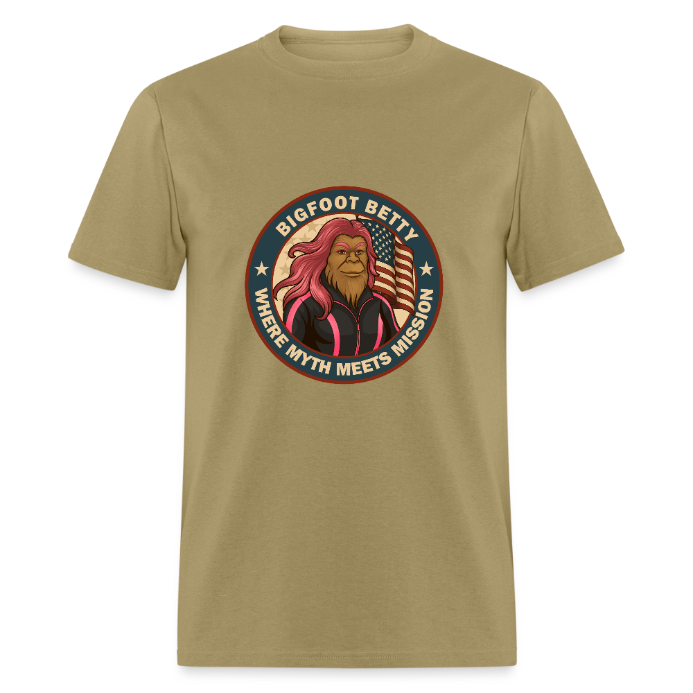 BFB July 4 - Badge Unisex Classic T-Shirt - khaki