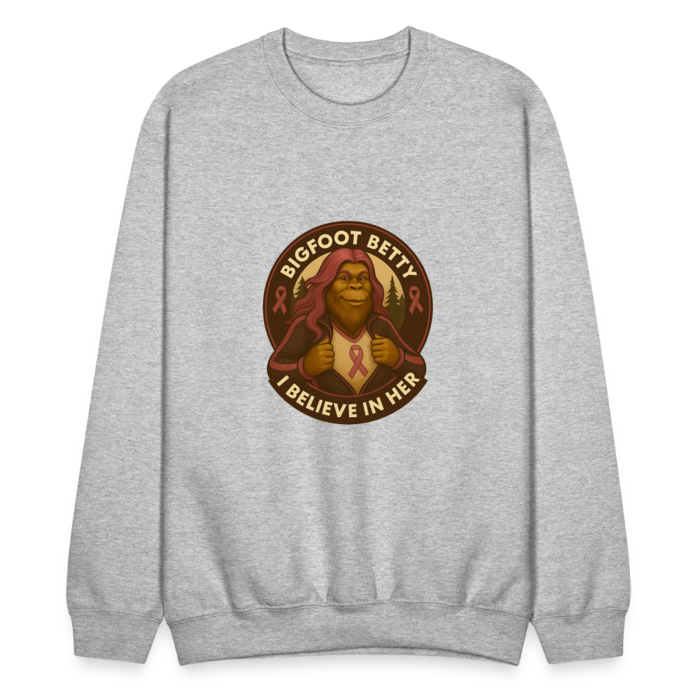 Crewneck Sweatshirt - Where Myth Meets Mission (RETRO) - heather gray