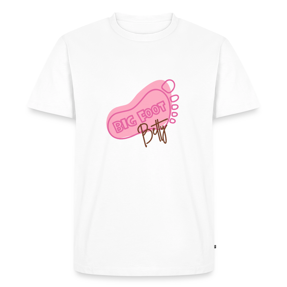 Men's Premium T-Shirt - BFB FootPrint - white