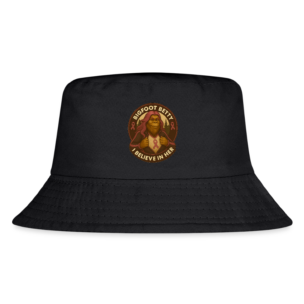 Kid's Bucket Hat - I Believe In Her (RETRO) - black