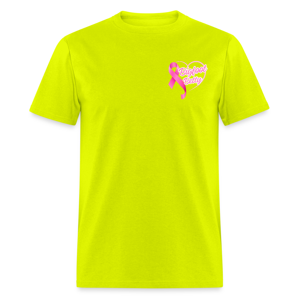 Unisex Classic T-Shirt - BFB Pink Ribbon - safety green