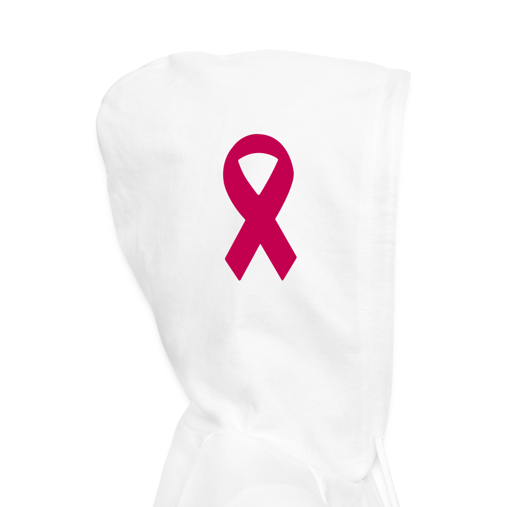 Women's Hoodie - BIGFOOT BETTY - JEEP - PINK RIBBON - white