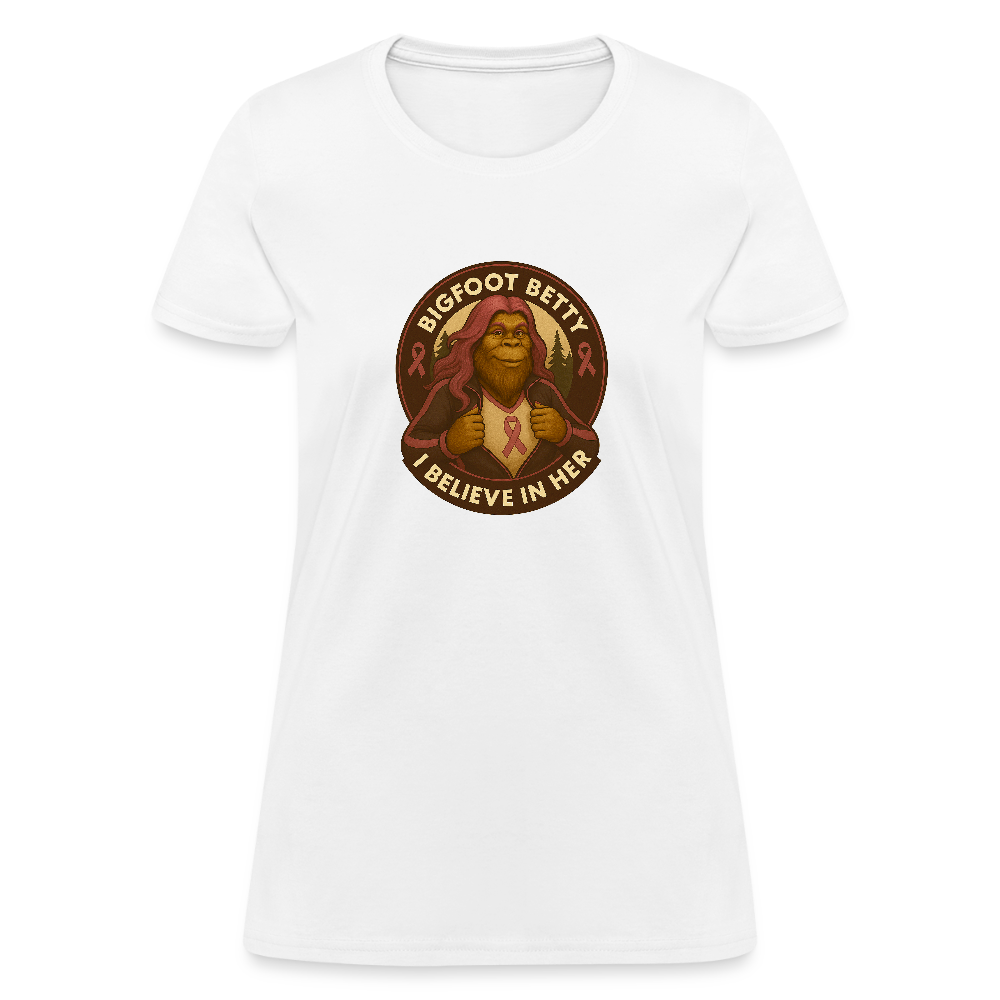 Women's T-Shirt - I Believe In Her (RETRO) - white
