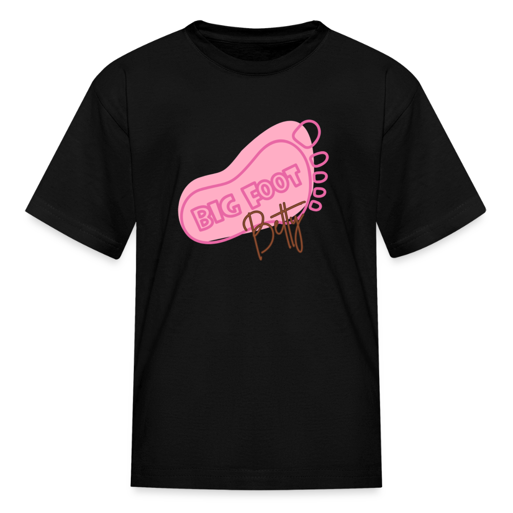 Kids' T-Shirt - BFB FootPrint - black